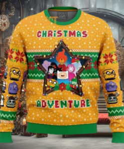 Christmas Adventure Time Ugly Christmas Sweater – Fun Holiday Sweater for Adventure Fans