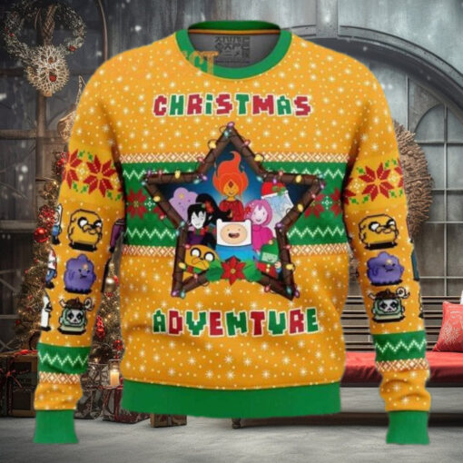 Christmas Adventure Time Ugly Christmas Sweater – Fun Holiday Sweater for Adventure Fans