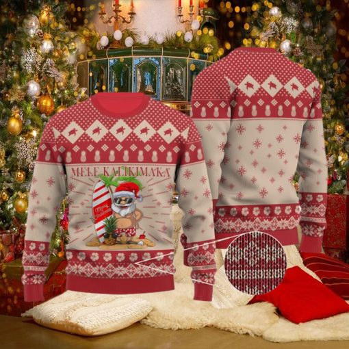 Christmas Aloha Hawaii Mele Kalikimaka Ugly Christmas Sweater,