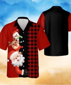 Christmas Aloha Hawaiian Shirt Funny Santa Claus Hawaiian Shirt