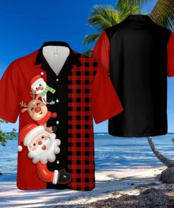 Christmas Aloha Hawaiian Shirt Funny Santa Claus Hawaiian Shirt