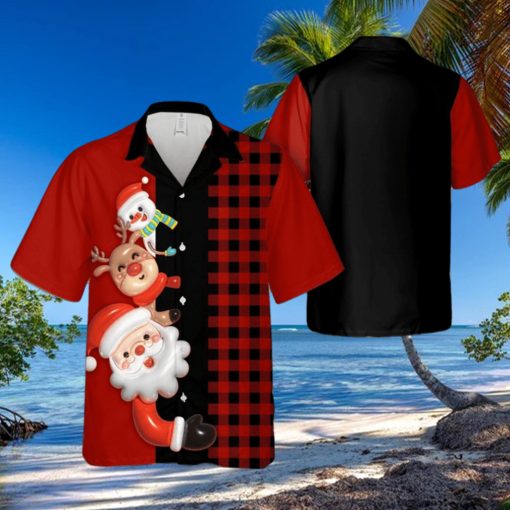 Christmas Aloha Hawaiian Shirt Funny Santa Claus Hawaiian Shirt