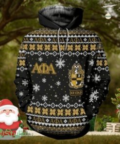 Christmas Alpha Phi Alpha Manly Deeds Hoodie 3D All Over Print