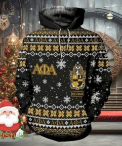 Christmas Alpha Phi Alpha Manly Deeds Hoodie 3D All Over Print