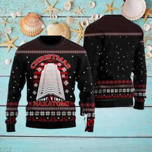Christmas At Nakatomi Plaza Ugly Christmas Sweater Gift Knitting Sweater