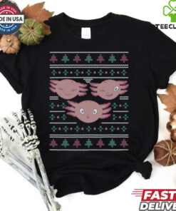 Christmas Axolotl Funny Xmas Mens T Shirt 2 Christmas Axolotl Funny Xmas Mens T Shirt