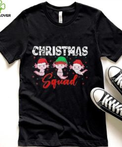 Christmas Axolotl Squad Novelty Shirt