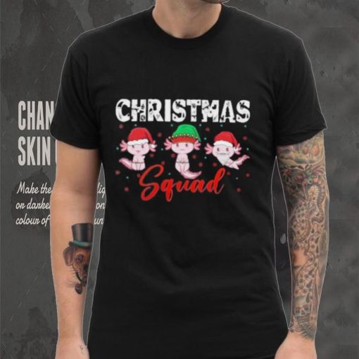 Christmas Axolotl Squad Novelty Shirt
