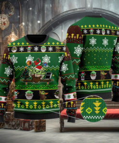 Christmas Baby Yoda Ugly Sweater, Star Wars Christmas Sweatshirt, Disney Xmas Sweater, Magic Kingdom Holiday Sweater, Gift For Fan