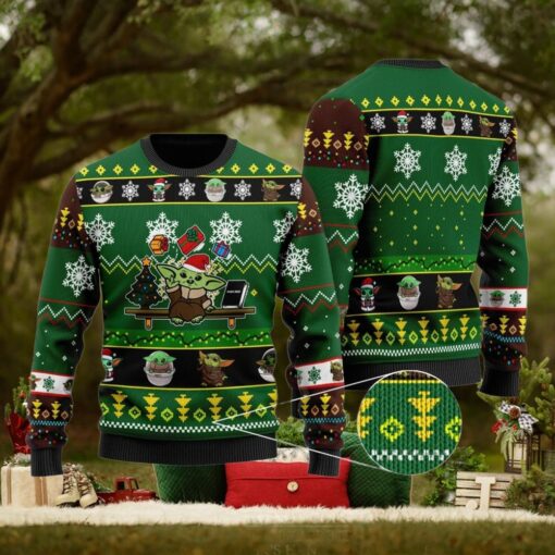 Christmas Baby Yoda Ugly Sweater, Star Wars Christmas Sweatshirt, Disney Xmas Sweater, Magic Kingdom Holiday Sweater, Gift For Fan