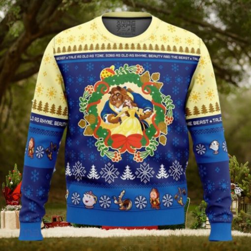 Christmas Beauty and the Beast Disney Ugly Christmas Sweater Best Gift For Men And Women