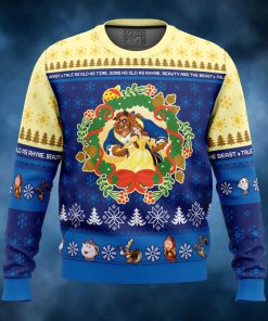 Christmas Beauty and the Beast Disney Ugly Christmas Sweater