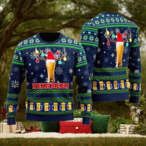 Christmas Beer Reindeer Ugly Christmas Sweater