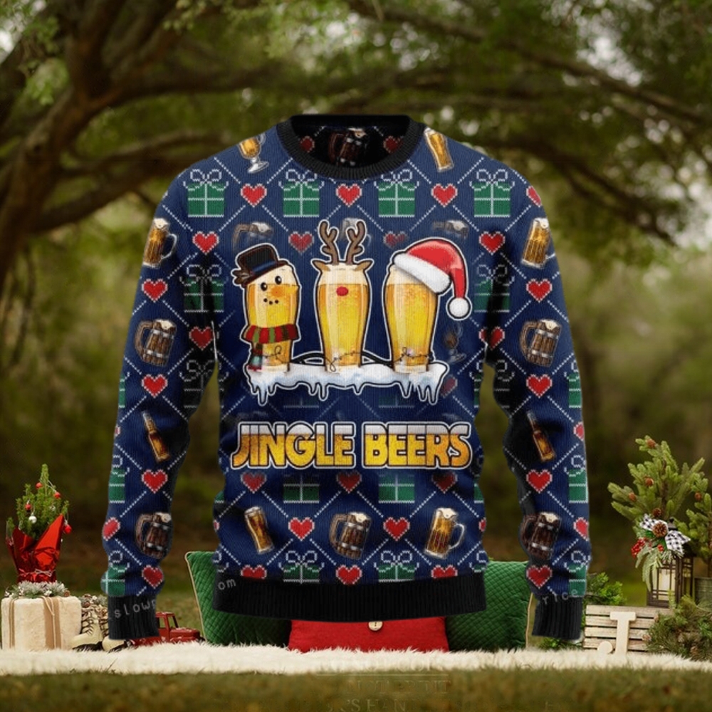 Christmas Beer Reindeer Ugly Sweater Christmas Party Christmas Beer Reindeer Ugly Sweater Christmas Party
