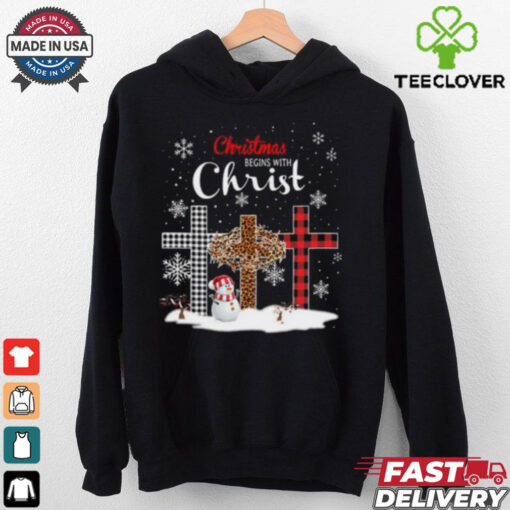 Christmas Begins With Christ T Shirts