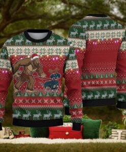 Christmas BigFoot Ugly Sweater, Sasquatch Sweater, Xmas Sweater