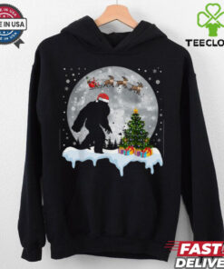 Christmas Bigfoot Santa Tree Sleigh Moon Reindeer Snow T Shirt Recovered 1 Christmas Bigfoot Santa Tree Sleigh Moon Reindeer Snow T Shirt Recovered