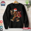 Cat Christmas Tree Shirt Recovered
