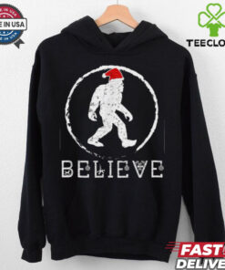 Christmas Bigfoot with Santa Hat T Shirt Recovered 1 Christmas Bigfoot with Santa Hat T Shirt Recovered