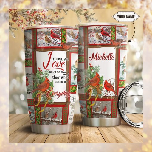 Christmas Bird Personalized Tumbler