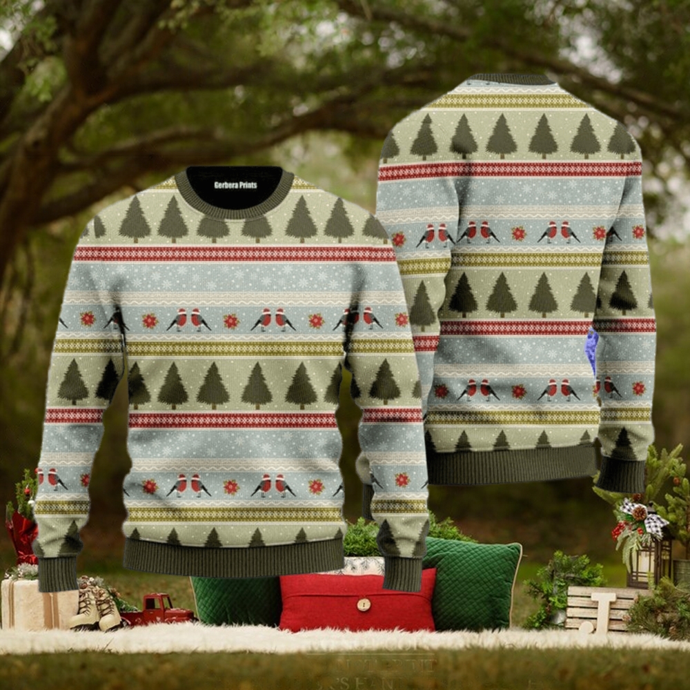 Christmas Birds Pattern Ugly Christmas Sweater Gift For Men And Women Christmas Birds Pattern Ugly Christmas Sweater Gift For Men And Women