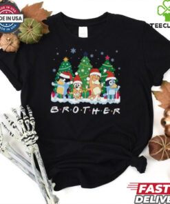 Christmas Bluey Family Shirt, Bluey Mom Shirt