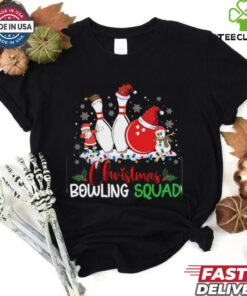 Christmas Bowling Squad Xmas Lights Santa Bowling Player Bowling T Shirt Recovered 3 Christmas Bowling Squad Xmas Lights Santa Bowling Player Bowling T Shirt Recovered