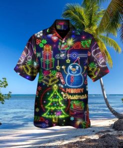 Christmas Bright Neon Lighting Hawaiian Shirt