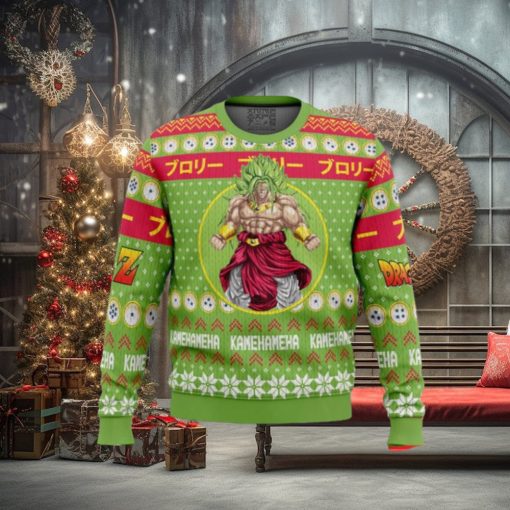 Christmas Broly Dragon Ball Z Ugly Christmas Sweaters