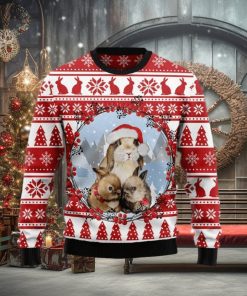 Christmas Bunny Ugly Christmas Sweater Gift For Men And Women