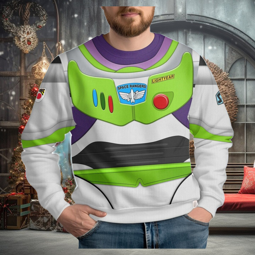 Christmas Buzz Lightyear Ugly Sweater Christmas Buzz Lightyear Ugly Sweater
