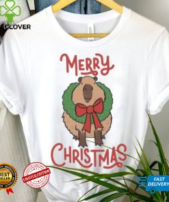 Christmas Capybara Design Graphic Shirt 2 Christmas Capybara Design Graphic Shirt