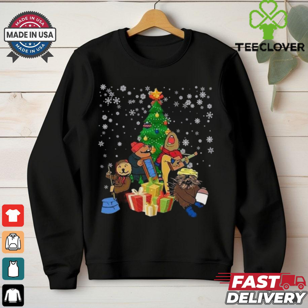 Christmas Caroling Animal Band T Shirt Christmas Caroling Animal Band T Shirt