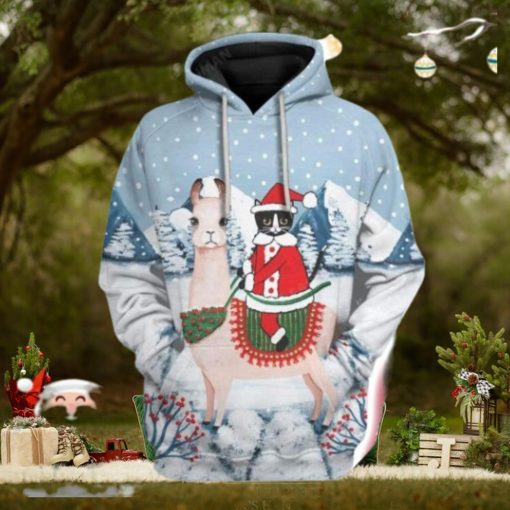 Christmas Cat Custom Version 5 Hoodie 3D All Over Print