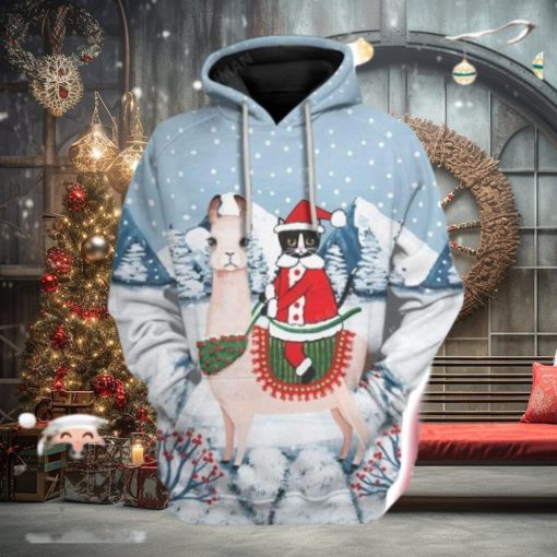 Christmas Cat Custom Version 5 Hoodie 3D All Over Print