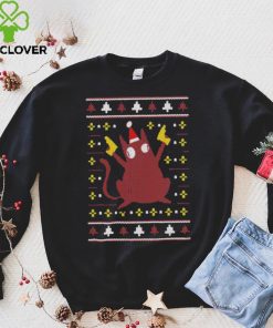 Christmas Cat Holding Gun T hoodie, sweater, longsleeve, shirt v-neck, t-shirt