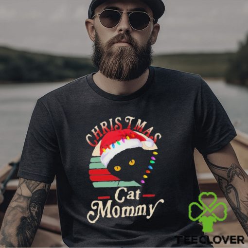 Christmas Cat Mommy vintage 2023 Shirt