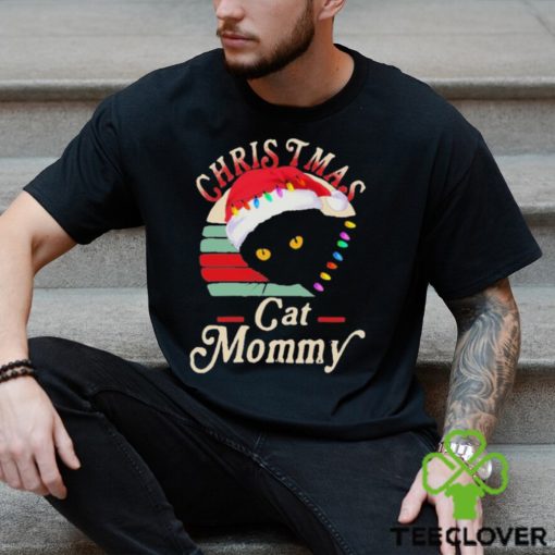 Christmas Cat Mommy vintage 2023 Shirt