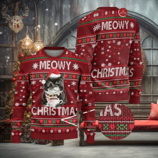 Christmas Cat Ugly Sweaters