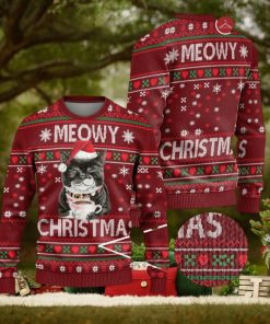 Christmas Cat Ugly Sweaters