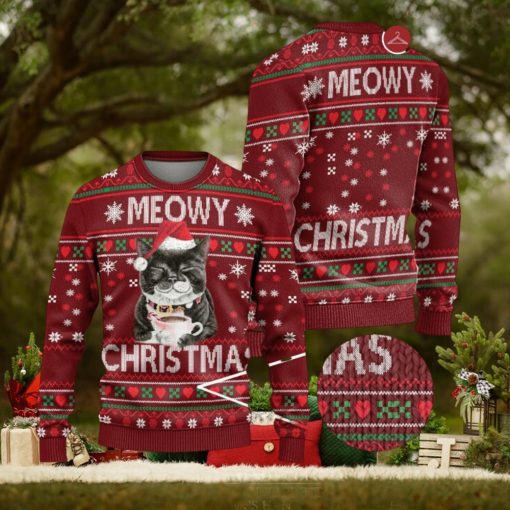 Christmas Cat Ugly Sweaters