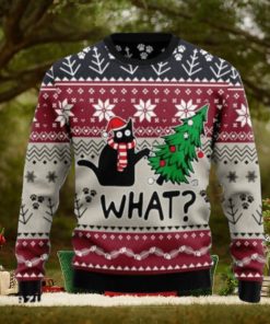 Christmas Cat What Ugly Christmas Sweaters Style Gift For Men And Women