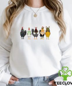 Christmas Chicken Sweatshirt Farm Animal Christmas Shirt Funny Chicken Lover Shirt 3 Christmas Chicken Sweatshirt Farm Animal Christmas Shirt Funny Chicken Lover Shirt