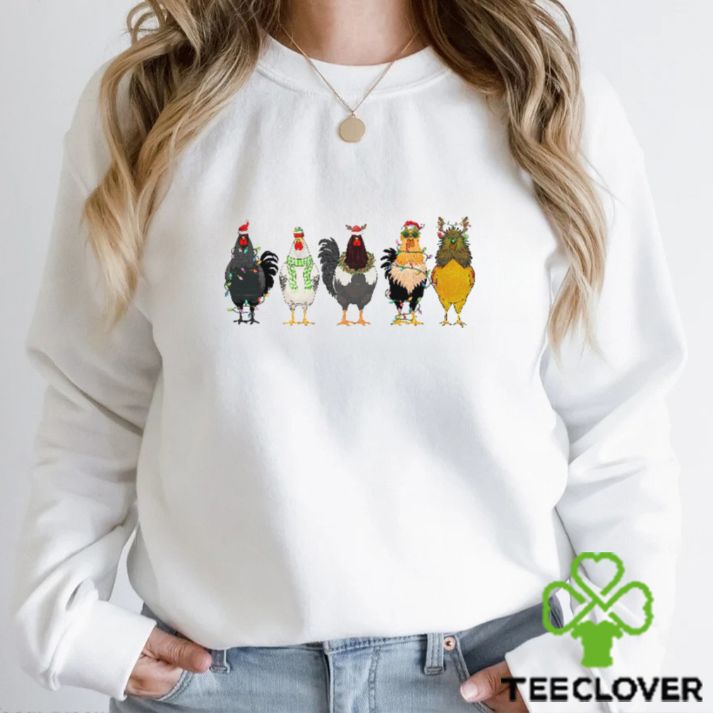 Christmas Chicken Sweatshirt Farm Animal Christmas Shirt Funny Chicken Lover Shirt Christmas Chicken Sweatshirt Farm Animal Christmas Shirt Funny Chicken Lover Shirt