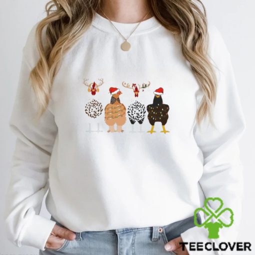 Christmas Chicken Sweatshirt Funny Shirt