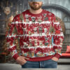 Christmas Bigfoot Ugly Sweater, Sasquatch Holiday Sweater