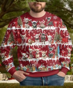 Christmas Chihuahua Ugly Sweater, Cute Dog Holiday Sweater