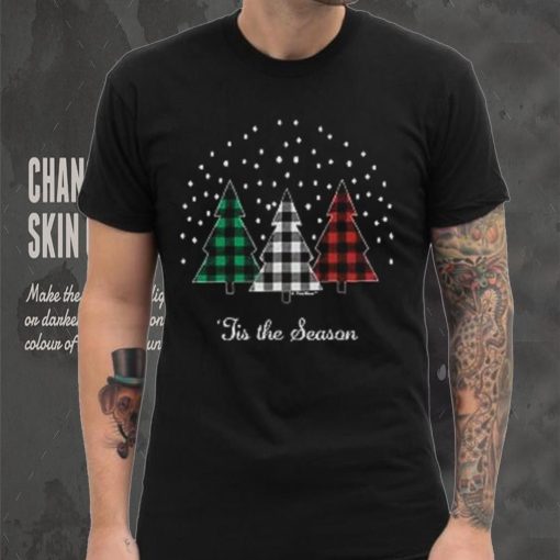 Christmas Clothes Tis The Season Christmas Trees Long Sleeve T Shirt