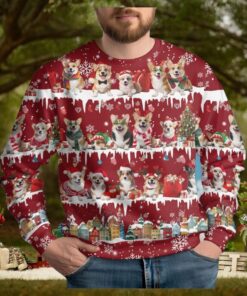 Christmas Corgi Dog Ugly Sweater