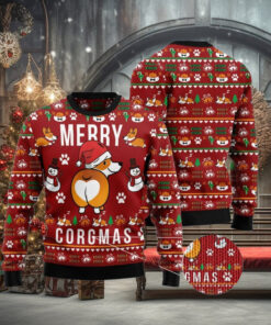 Christmas Corgi Ugly Sweater, Cute Dog Christmas Sweater, Funny Animal Sweatshirt, Family Christmas Shirt, Gift For Corgi Lovers